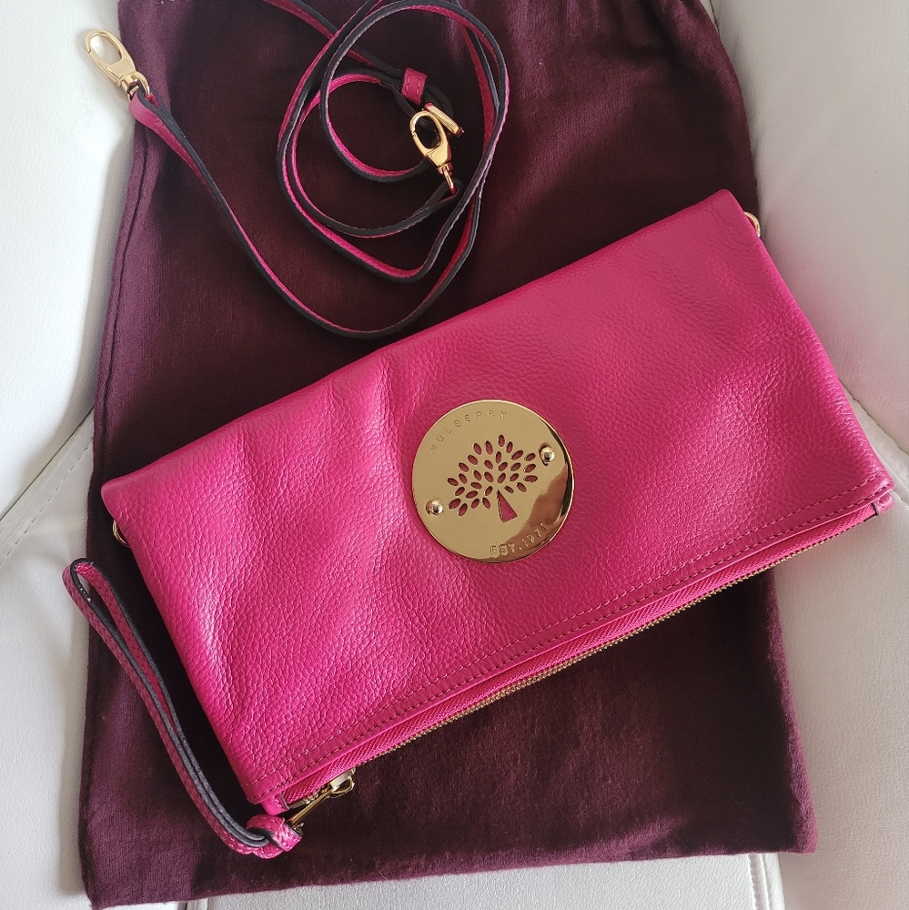 Mulberry Daria Clutch Shoulder Leather Bag - Picture 1 of 13